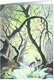 2 DEER & FOREST by SHARON SHARPE Card