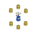 Campingkocher Gaskocher + 6 Gaskartuschen