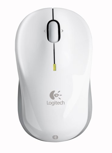 Logitech V470 Wireless Bluetooth Laser Laptop Mouse (White)
