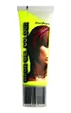 Gel Cheveux Coloré - UV Jaune - Fluorescent sous lumière Noire (UV) 50ml