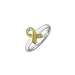 Stackable Expressions Yellow Awareness Ribbon Ring Size 5