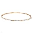 Bracelet With 1.05ctw Genuine Clean Diamonds Beautifully Crafted in 14K Rose Gold. Total item weight 7.4g Length 7in