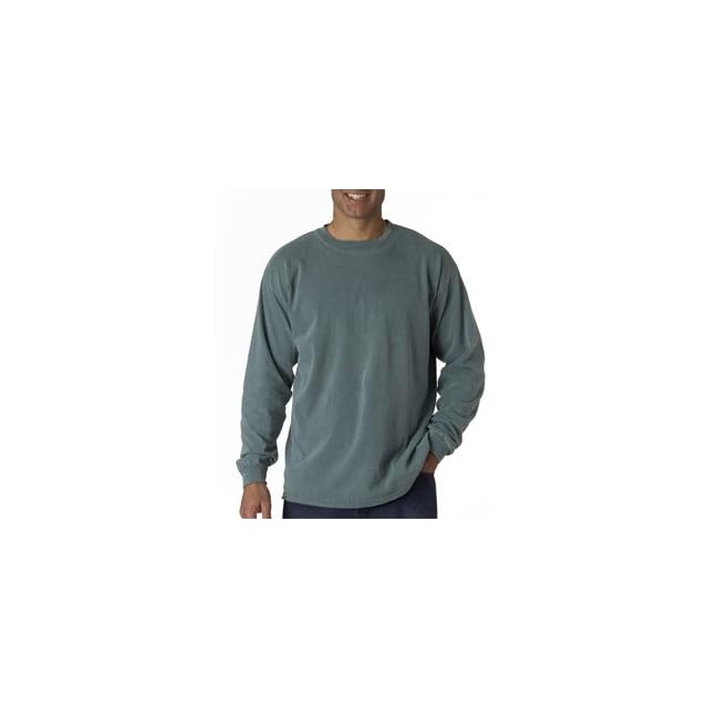 Comfort Colors By Chouinard Adult Heavyweight Long Sleeve Tee Blue