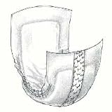 Units Per Case 96 MaxiCare Contoured Adult Brief Med Waist 32″ -44″ KENDALL HEALTHCARE PROD. 1076