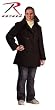 Womens PEA Coat - Black