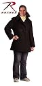 Womens PEA Coat - Black