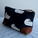 Dooney Bourke Limited Edition Duck Sport Cosmetic Case Bag Navy