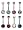 Double Jeweled belly button ring GlitZ JewelZ ? - awesome deal for 8 colors - size 3/8" (10MM) - other available sizes 5/16" (8mm) or 1/2" (12mm) - choose the size from the menu below