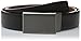 Perry Ellis Men's Portfolio Patterned Plaque 100% Leather Reversible Belt (Sizes 30-44 Inches)