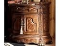 AICO Cortina Bedside Chest in Honey Walnut