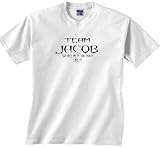 Team Jacob! So Bite Me T-shirt (MEDIUM, WHITE)