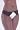 Di Murini Ivory Silk and Black Lace Thong