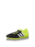 adidas Zapatillas de fútbol ACE 15.3 IN Leather (Negro / Lima / Blanco)