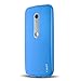 J&D Case Compatible for Moto G (3rd Gen) Case, [Drop Protection] [Slim Cushion] Shock Resistant Protective TPU Slim Case for Motorola Moto G (3rd Generation, 2015 Released) Bumper Case - Blue