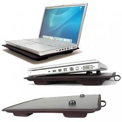 Lapinator - Lap Desk for Computer (Black) (1