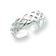 Sterling Silver Celtic Weave Toe Ring