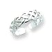 Sterling Silver Celtic Weave Toe Ring