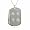 Eve's Addiction Stainless Steel Stencil Poker Dog Tag Pendant, 24 inches