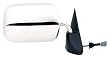 K Source Dodge Ram Chrome Power Folding Replacement Mirror