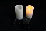 5'' Real Wax Rechargeable Battery Candle Pillars (Twin Pack) by Smart Candle BatteryCandles UK 5'' Real Wax Rechargeable Battery Candle Pillars (Twin Pack) by Smart Candle BatteryCandles UK