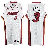 NBA Miami Heat Dwyane Wade Swingman Jersey (White, Medium)