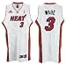 NBA Miami Heat Dwyane Wade Swingman Jersey (White, Medium)