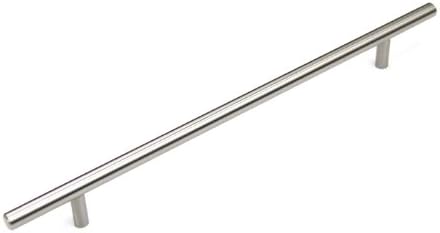 Contempo Living WC12S012S 12-Inch Solid Stainless Steel European Style Kitchen Bar Pull Handle