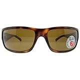 Ray Ban Sunglasses RB4057 642/57 Havana/Crystal Brown Polarized, 61mm