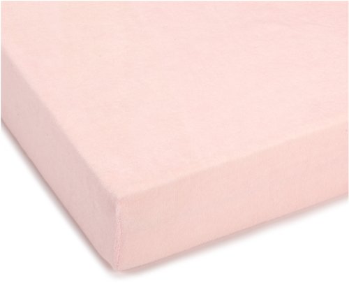 Julius Z&ouml;llner 8300113310 - Spannbetttuch Frottee f&uuml;r Kinderbett, Gr&ouml;&szlig;e: 60 x 120 cm/70 x 140 cm, Farbe: rosa
