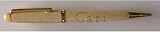 Maple pen with engraved name Cari