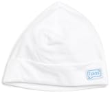 i play. Unisex-baby Newborn Organic Knit Cap, White, 0-3 Months