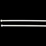 Lot de 2 tringles rondes extensibles (L60 cm) Blanc