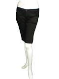 HUDSON Crush Knee Length Slim Capris in Black