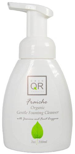 Fraiche Organic Gentle Foaming Cleanser with Jasmine and Fruit Enzymes, 7oz