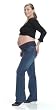 The Under the Belly Blue Stretch Denim Bootcut Jean