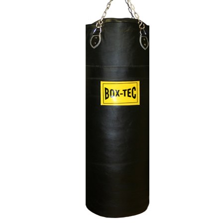 BOX-TEC Boxsack LEDER 110 Schwarz gefüllt