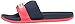 adidas Women's Adilette Supercloud Plus, Midnight Grey/Flash Red/White, 9
