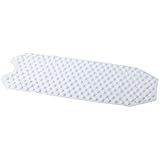 DMI Extra-Long Non-Slip Suction Cup Bath and Shower Mat with Drain Holes, White