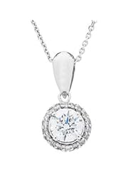 Diamond Necklace in 18kt White Gold Carat Total Weight 1