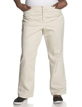 Dockers Women's Plus Metro Straight Leg Stretch Twill Pant