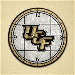 Central Florida Golden Knights UCF NCAA Art Glass Clock