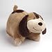 Pillow Head Kuscheltier / Reisekissen Hund - Im Handumdrehen vom Pl�schtier zum bequemen Kissen - Ideal f�r Reisen