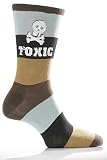 SockShop Dare to Wear - Toxic - 7-11 Mens - Brown / Green