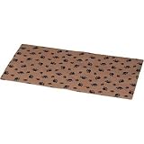 PETCO Recycled Pet Placemat in Tan Paw Print, Medium