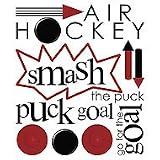 Young & Active Rub-Ons: Air Hockey