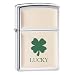 Zippo Lighter - Lucky Clover Irish Ivory Indiana Jones Logo