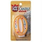 Cake mate numeral 0 birthday candle (052100156538)