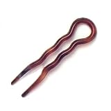 Caravan Large Crink Hair Pin Shell (Pack of 2) 3-1/2