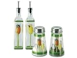 Grant Howard Associates Cotton Ball Series Cruet Set with Salt & Pepper 4-pc.
