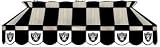 NFL Oakland Raiders 40 Inch Glass Pool Table Lamp